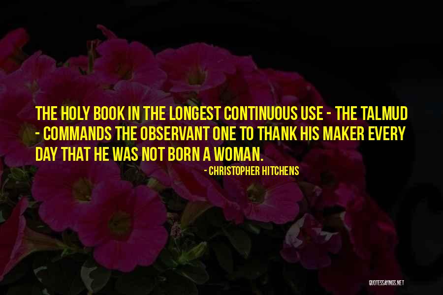 One Day Book Quotes By Christopher Hitchens