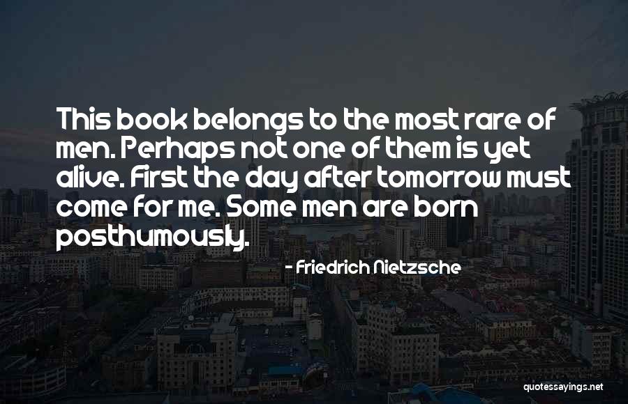 One Day Book Quotes By Friedrich Nietzsche