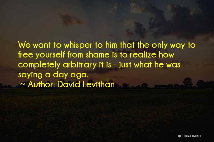 One Day David Levithan Quotes By David Levithan