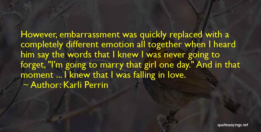 One Day Falling In Love Quotes By Karli Perrin