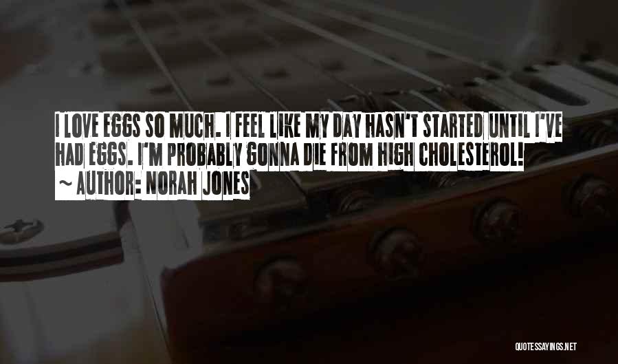 One Day I Will Die Love Quotes By Norah Jones