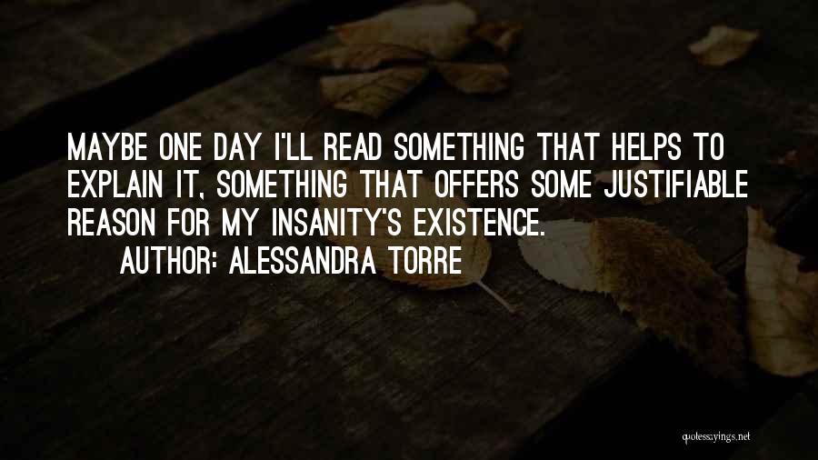 One Day Maybe Quotes By Alessandra Torre