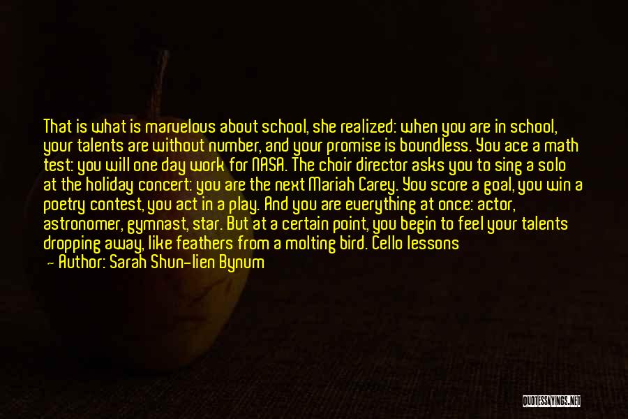 One Day You Realize Quotes By Sarah Shun-lien Bynum