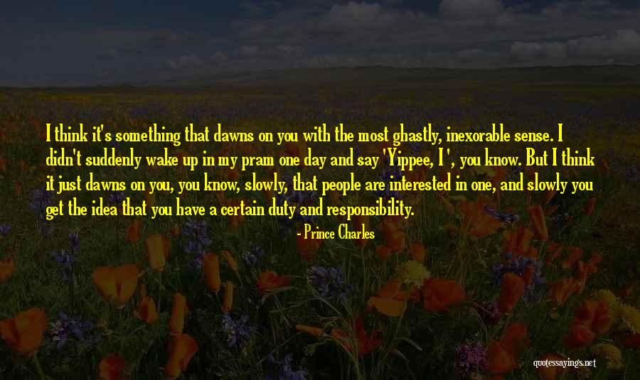 One Day You Wake Up Quotes By Prince Charles