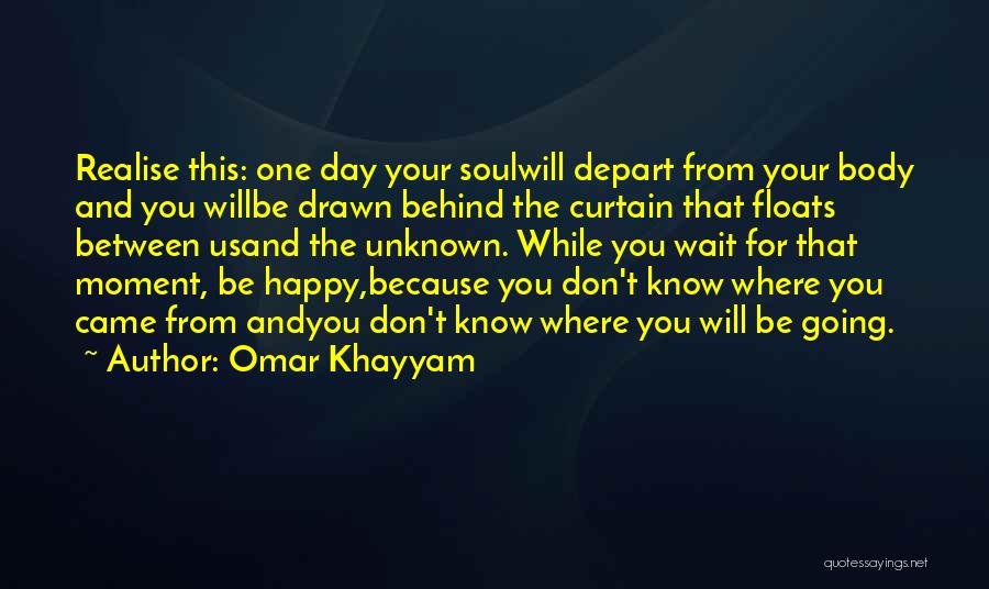 One Day You Will Realise Quotes By Omar Khayyam