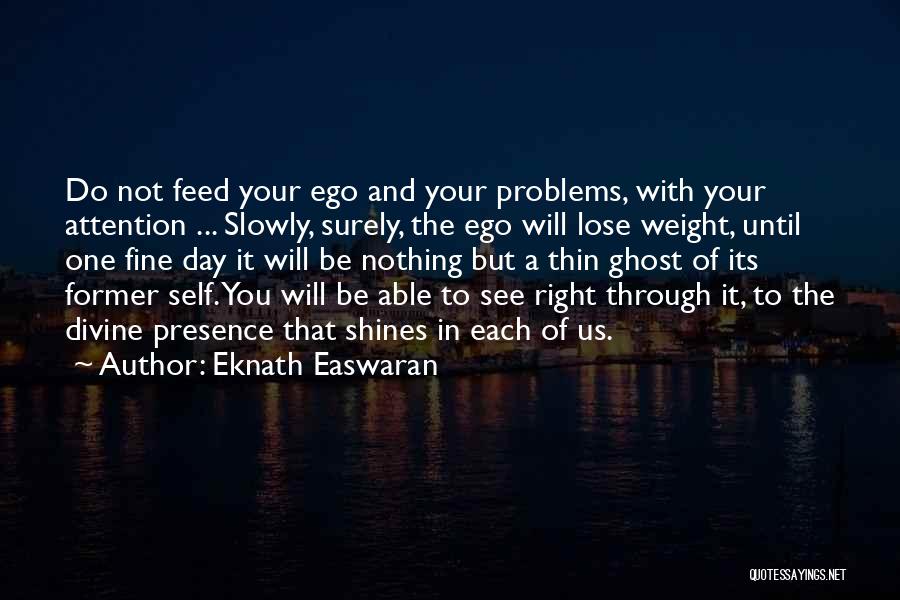 One Day You Will See Quotes By Eknath Easwaran