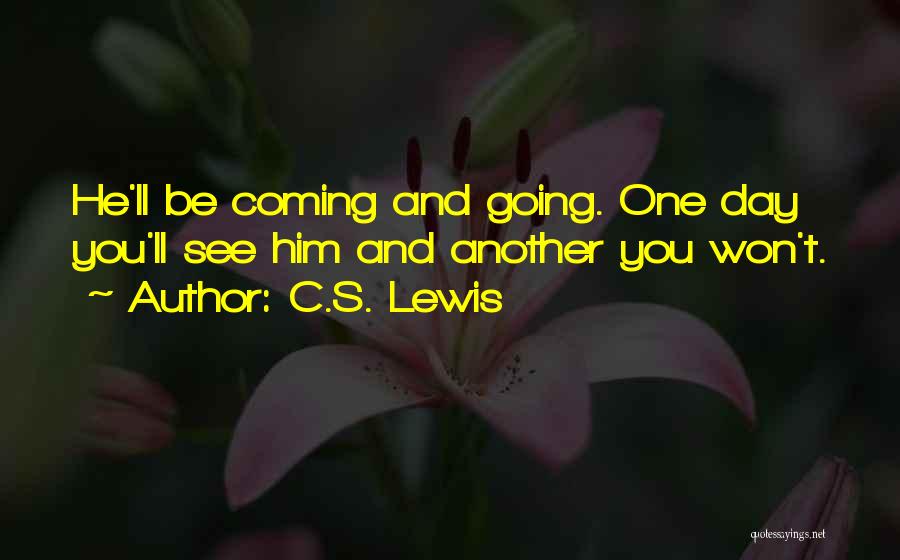 One Day You'll Be Sorry Quotes By C.S. Lewis