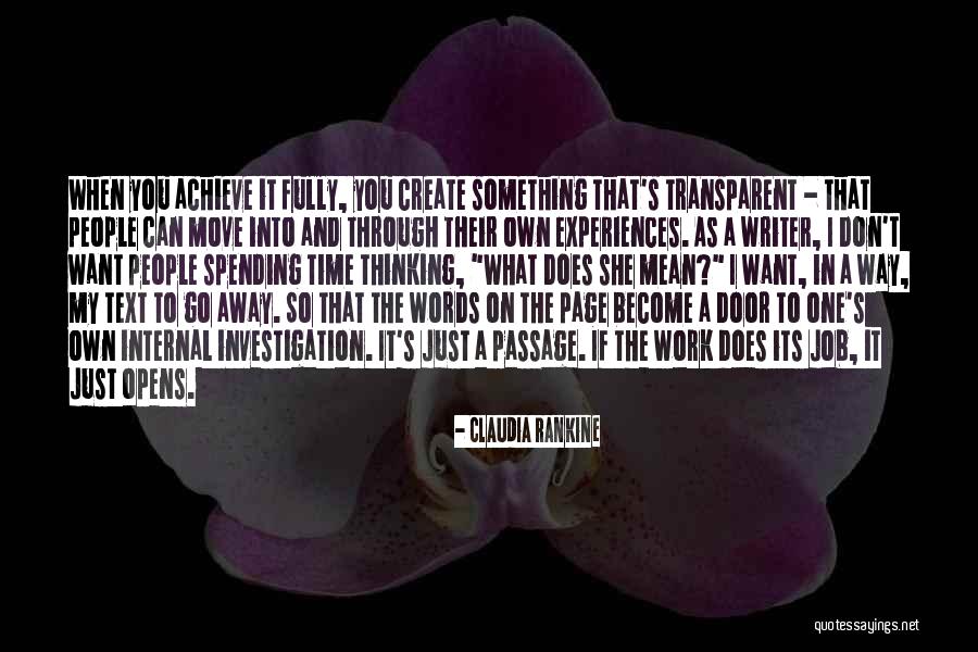 One Door Opens Quotes By Claudia Rankine One Door Opens Quotes By Claudia Rankine