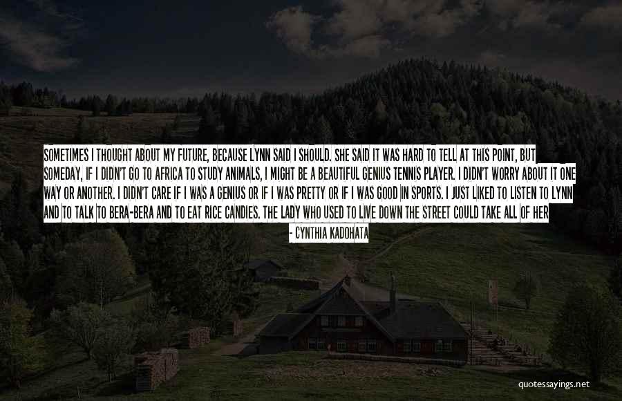 One Down More To Go Quotes By Cynthia Kadohata One Down More To Go Quotes By Cynthia Kadohata