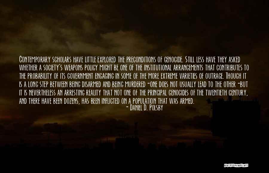 One Extreme To The Other Quotes By Daniel D. Polsby One Extreme To The Other Quotes By Daniel D. Polsby