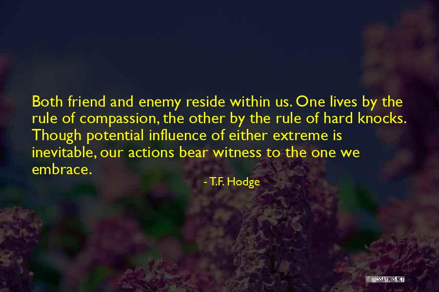 One Extreme To The Other Quotes By T.F. Hodge