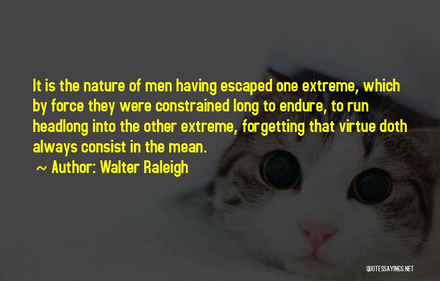 One Extreme To The Other Quotes By Walter Raleigh