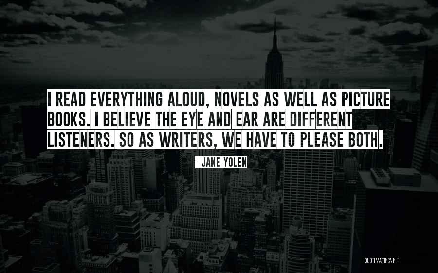 One Eye Picture Quotes By Jane Yolen