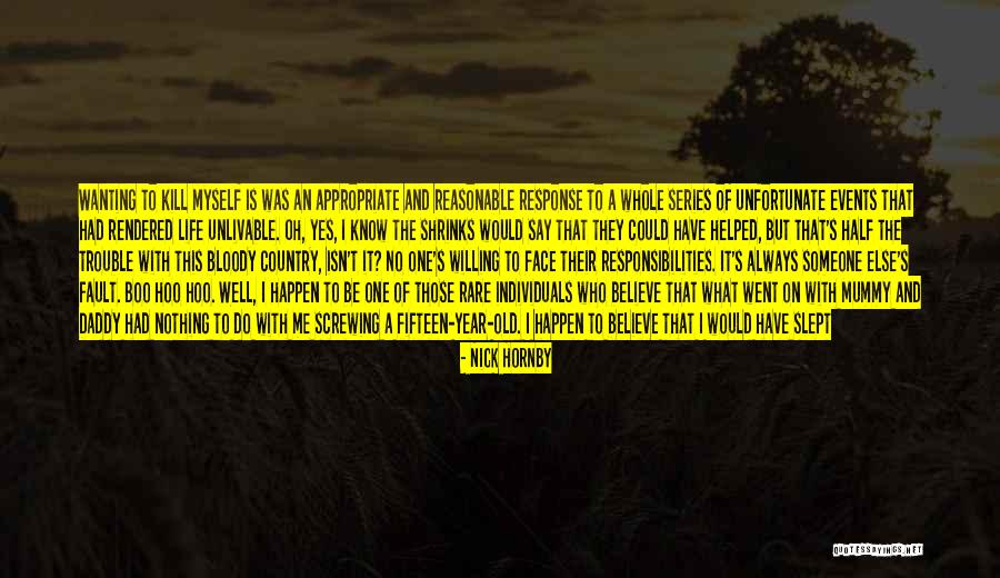 One Fifteen Quotes By Nick Hornby One Fifteen Quotes By Nick Hornby
