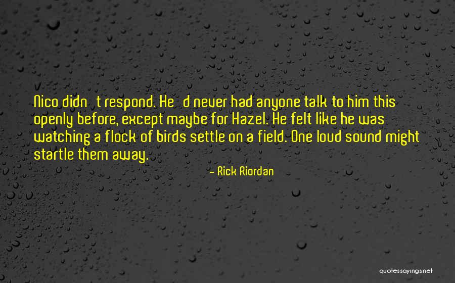 One Flock Quotes By Rick Riordan One Flock Quotes By Rick Riordan