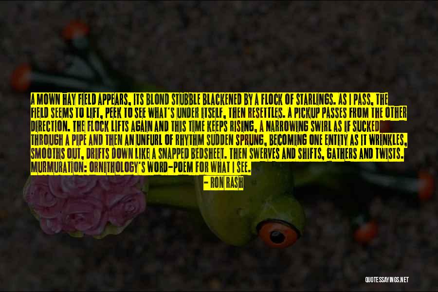One Flock Quotes By Ron Rash One Flock Quotes By Ron Rash