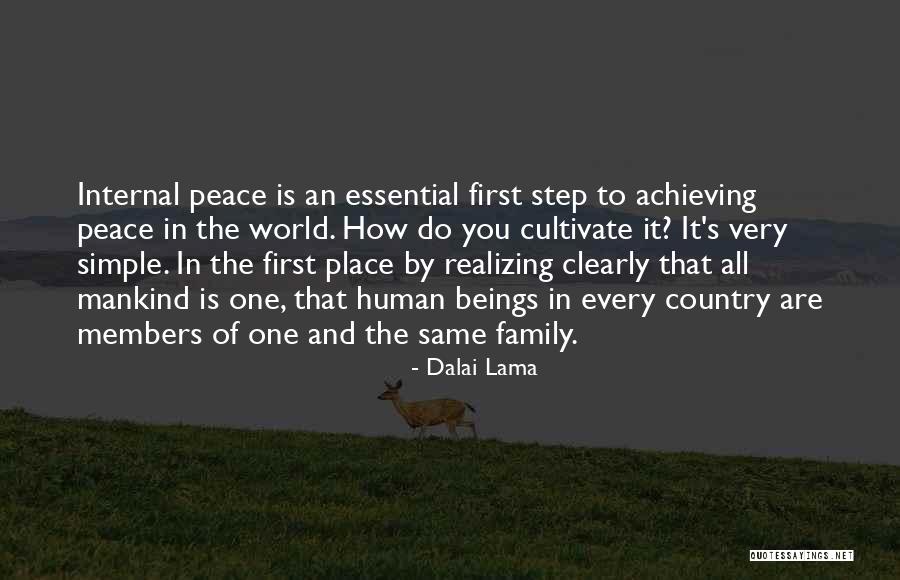 One Human Family Quotes By Dalai Lama