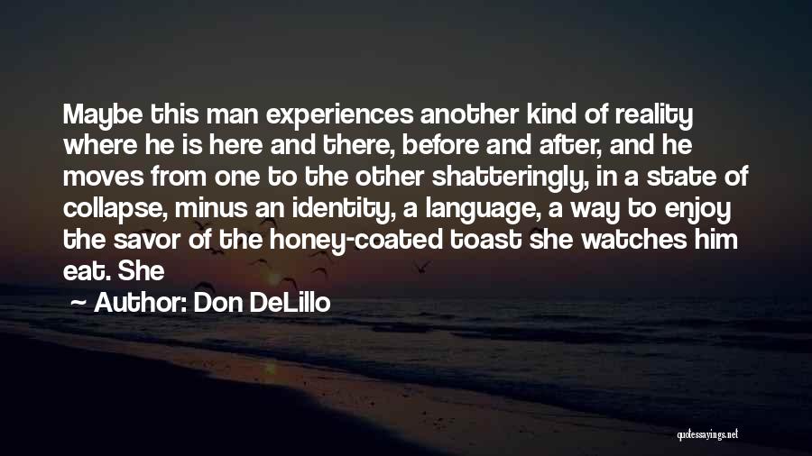 One Identity Quotes By Don DeLillo