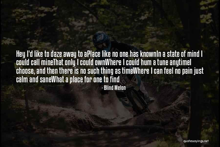 One In A Melon Quotes By Blind Melon One In A Melon Quotes By Blind Melon