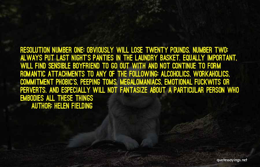 One Last Night Quotes By Helen Fielding