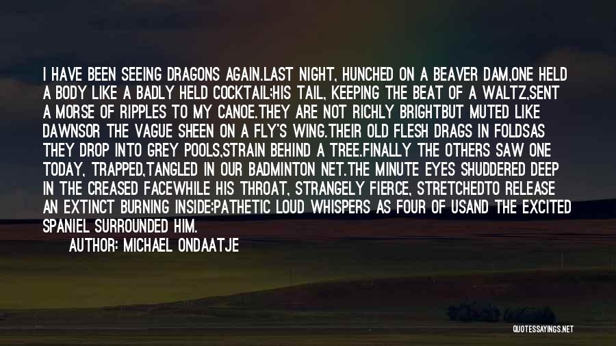 One Last Night Quotes By Michael Ondaatje