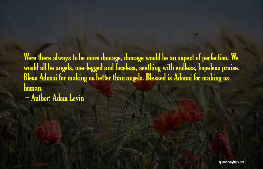 One Legged Quotes By Adam Levin