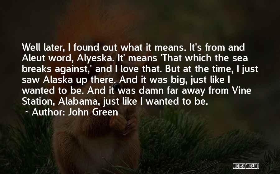 One Like Alaska Quotes By John Green