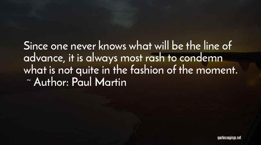 One Line Inspirational Quotes By Paul Martin