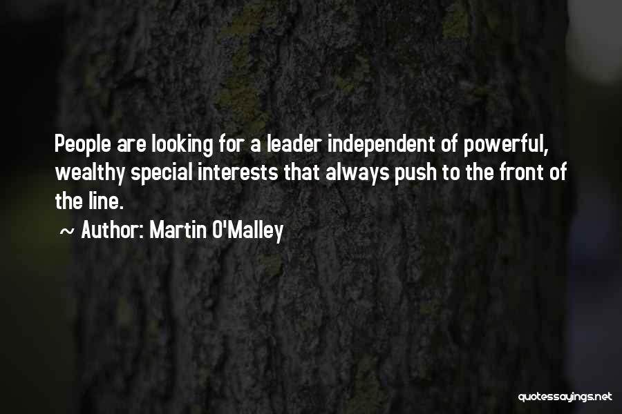 One Line Powerful Quotes By Martin O'Malley