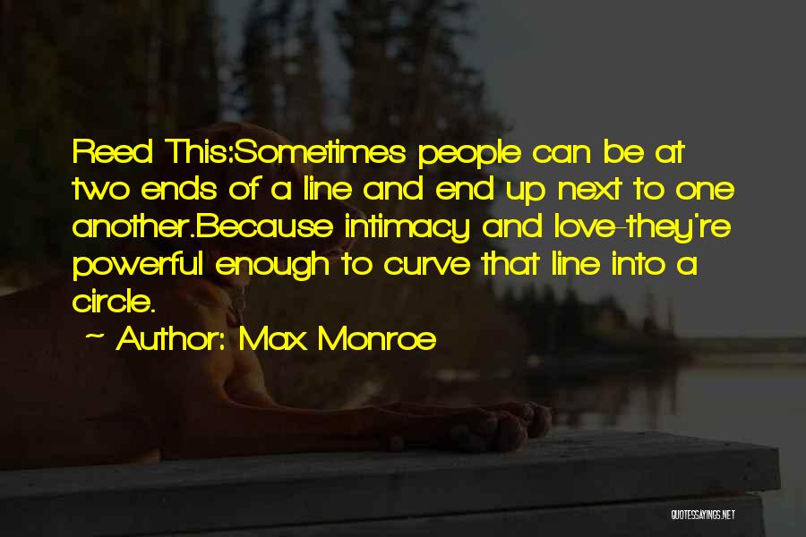One Line Powerful Quotes By Max Monroe