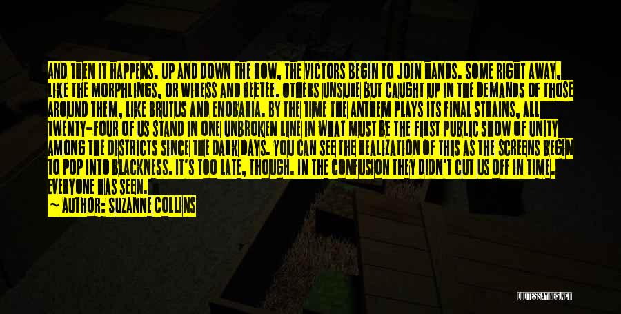 One Line Time Quotes By Suzanne Collins