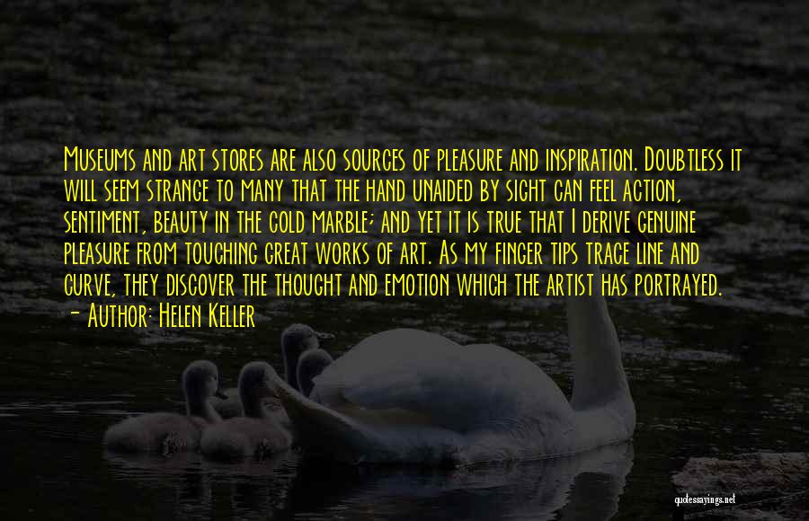 One Line Touching Quotes By Helen Keller