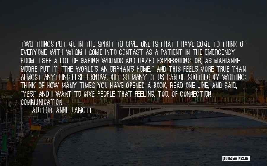 One Line World Quotes By Anne Lamott