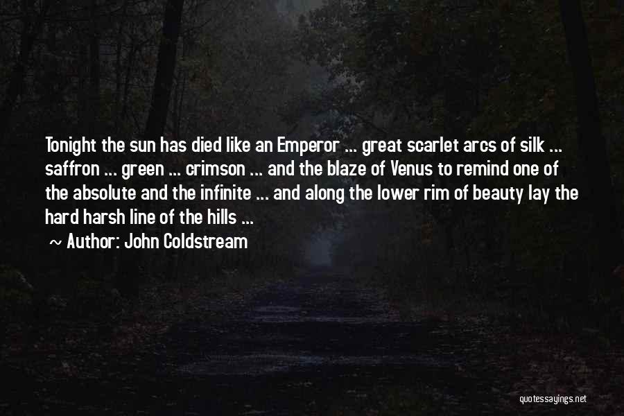 One Line World Quotes By John Coldstream