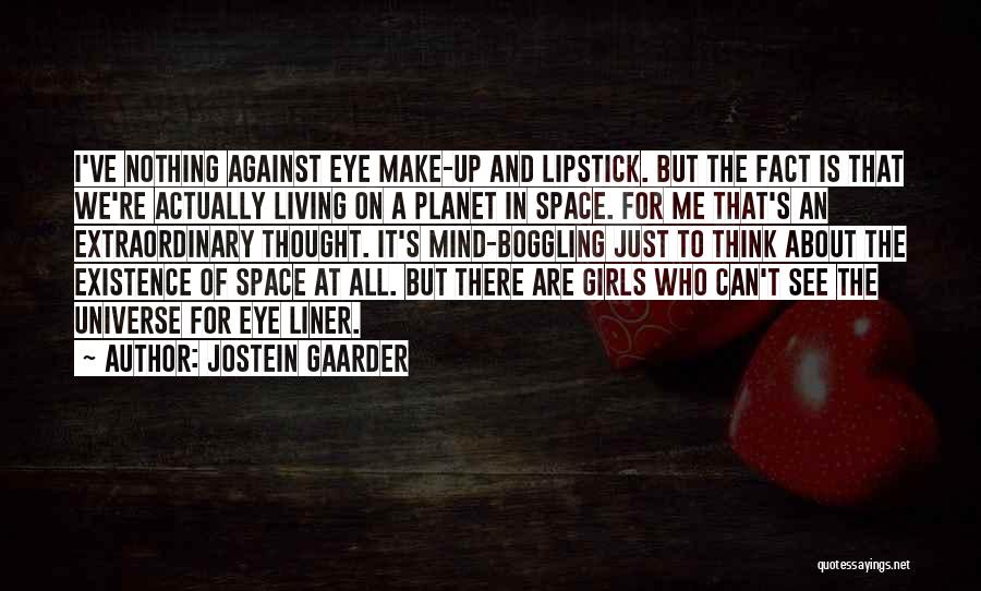 One Liner Eye Quotes By Jostein Gaarder