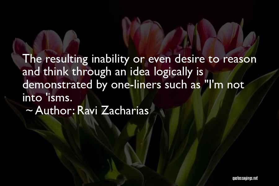 One Liners And Quotes By Ravi Zacharias