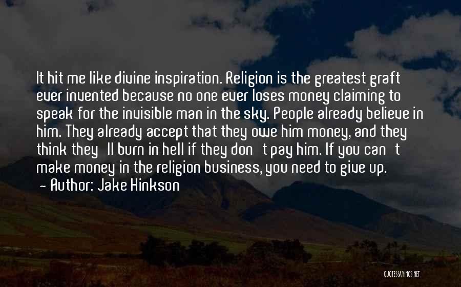 One Man Business Quotes By Jake Hinkson