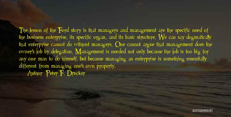 One Man Business Quotes By Peter F. Drucker