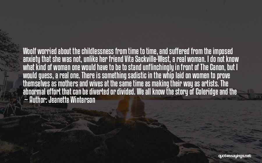 One Man Kind Of Woman Quotes By Jeanette Winterson