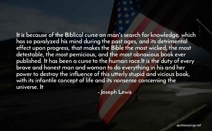 One Man One Woman Bible Quotes By Joseph Lewis One Man One Woman Bible Quotes By Joseph Lewis