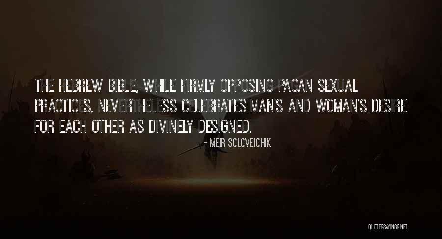 One Man One Woman Bible Quotes By Meir Soloveichik One Man One Woman Bible Quotes By Meir Soloveichik