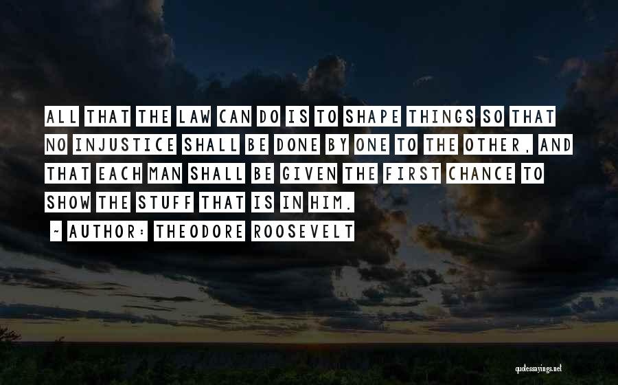 One Man Quotes By Theodore Roosevelt