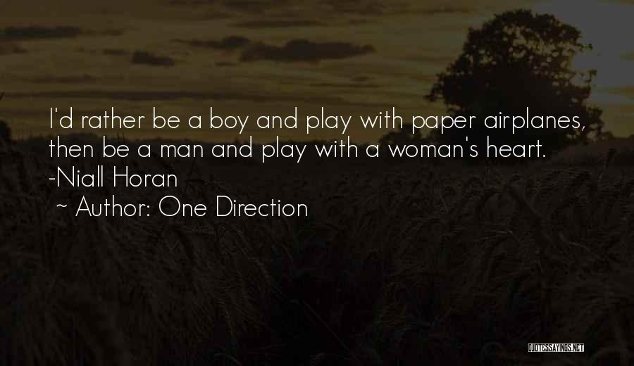 One Man Woman Quotes By One Direction