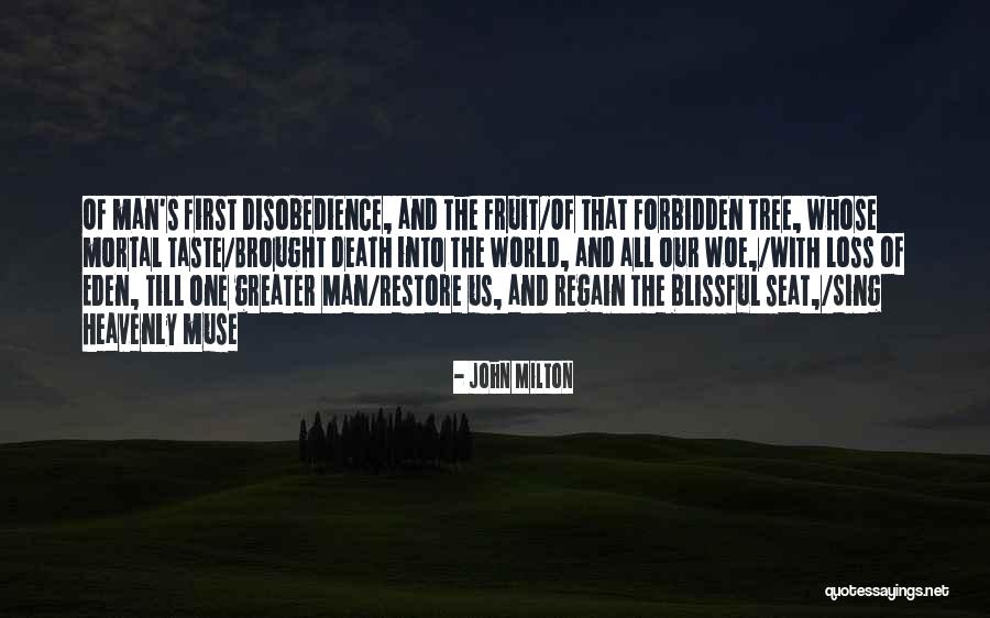 One Man's Loss Quotes By John Milton One Man's Loss Quotes By John Milton