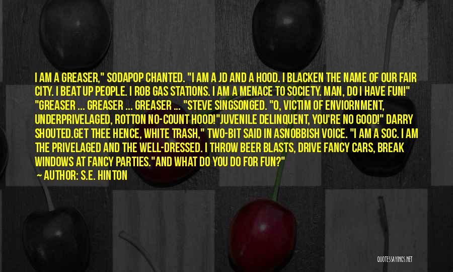 One Man's Trash Quotes By S.E. Hinton
