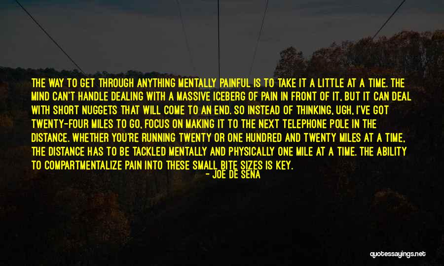 One Mile At A Time Quotes By Joe De Sena One Mile At A Time Quotes By Joe De Sena