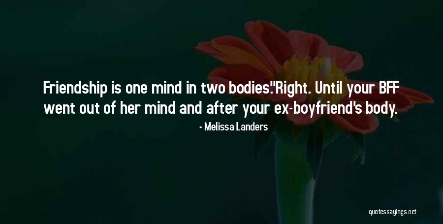One Mind In Two Bodies Quotes By Melissa Landers One Mind In Two Bodies Quotes By Melissa Landers