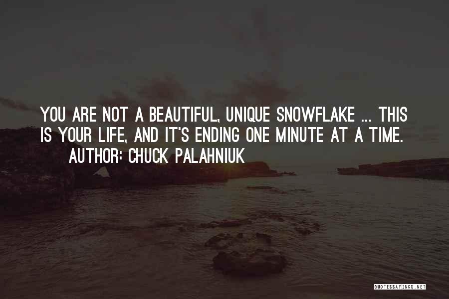 One Minute At A Time Quotes By Chuck Palahniuk