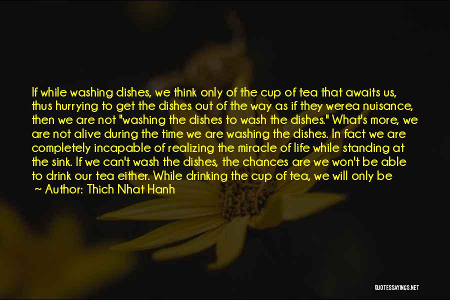 One Minute At A Time Quotes By Thich Nhat Hanh