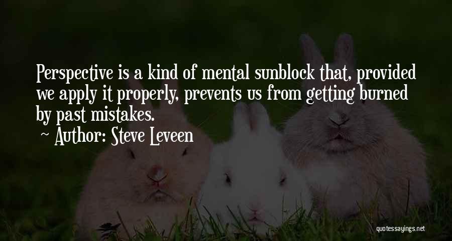 One Mistake And It's All Over Quotes By Steve Leveen